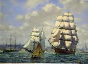 unknow artist Seascape, boats, ships and warships. 54 oil painting picture wholesale